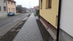 Rekonstrukce chodníků v&nbsp;ulici Zahradní a&nbsp;Bělovská 2020&nbsp;17