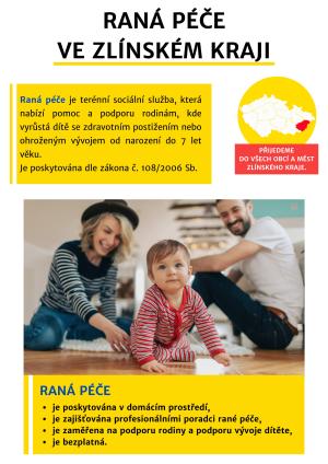 Informace o rané péči ve Zlínském kraji